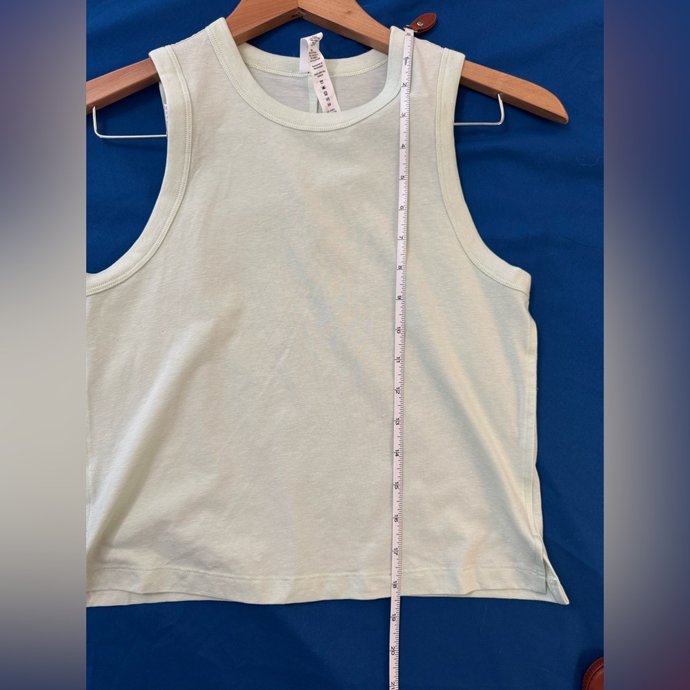 NWOT Lululemon Classic-Fit Cotton-Blend Tank Top
Kohlrabi Green - Picture 9 of 11